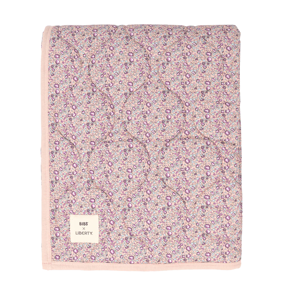 BIBS - Liberty Quilted Blanket Eloise Blush